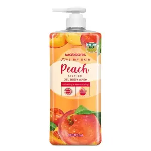 Watsons Peach Gel Body Wash 1000mkl Squire